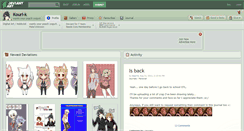Desktop Screenshot of kouri-k.deviantart.com