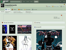 Tablet Screenshot of iroquoisdementis.deviantart.com