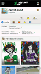 Mobile Screenshot of carrot-kun1.deviantart.com