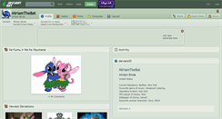 Desktop Screenshot of miriamthebat.deviantart.com