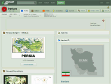 Tablet Screenshot of iranians.deviantart.com