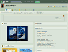 Tablet Screenshot of daisukedesigns.deviantart.com