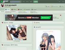 Tablet Screenshot of circle-granatapfel.deviantart.com