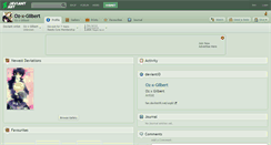 Desktop Screenshot of oz-x-gilbert.deviantart.com