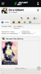 Mobile Screenshot of oz-x-gilbert.deviantart.com