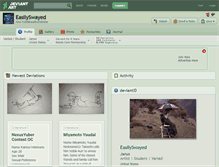 Tablet Screenshot of easilyswayed.deviantart.com