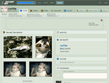 Tablet Screenshot of cuchita.deviantart.com
