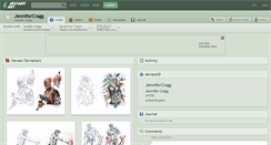 Desktop Screenshot of jennifercragg.deviantart.com