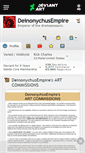 Mobile Screenshot of deinonychusempire.deviantart.com