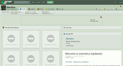 Desktop Screenshot of literotica.deviantart.com
