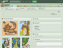 Tablet Screenshot of gobloch.deviantart.com