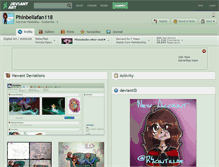 Tablet Screenshot of phinbellafan118.deviantart.com