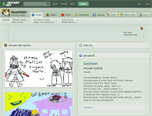 Tablet Screenshot of goochster.deviantart.com