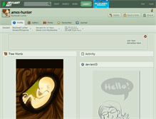 Tablet Screenshot of amos-hunter.deviantart.com