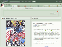 Tablet Screenshot of livneeson.deviantart.com