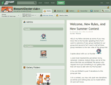 Tablet Screenshot of blossomxdexter-club.deviantart.com