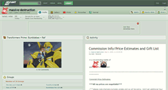 Desktop Screenshot of massive-destruction.deviantart.com