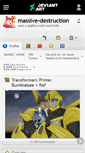 Mobile Screenshot of massive-destruction.deviantart.com