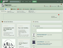 Tablet Screenshot of magocracy.deviantart.com