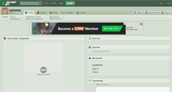 Desktop Screenshot of eyesores.deviantart.com