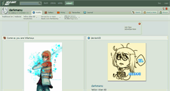 Desktop Screenshot of darkmanu.deviantart.com