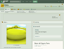Tablet Screenshot of erstra.deviantart.com