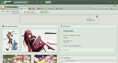 Desktop Screenshot of hitsuhinabby.deviantart.com