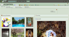 Desktop Screenshot of ice-cream-bunny.deviantart.com