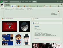Tablet Screenshot of dcx666.deviantart.com