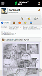 Mobile Screenshot of lianheart.deviantart.com