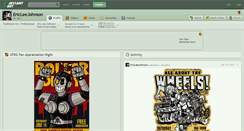 Desktop Screenshot of ericleejohnson.deviantart.com