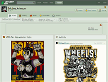 Tablet Screenshot of ericleejohnson.deviantart.com