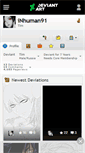 Mobile Screenshot of inhuman91.deviantart.com