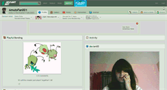 Desktop Screenshot of amutofan001.deviantart.com