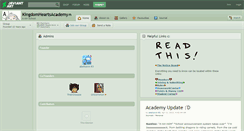 Desktop Screenshot of kingdomheartsacademy.deviantart.com