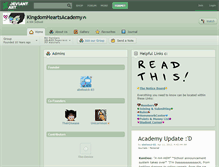 Tablet Screenshot of kingdomheartsacademy.deviantart.com