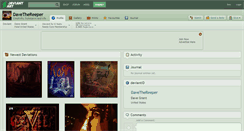 Desktop Screenshot of davethereeper.deviantart.com