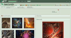 Desktop Screenshot of imagersfractaldds.deviantart.com