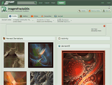 Tablet Screenshot of imagersfractaldds.deviantart.com