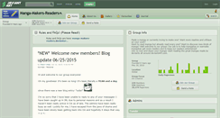 Desktop Screenshot of manga-makers-readers.deviantart.com
