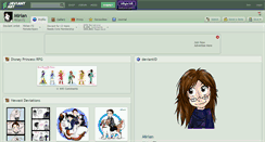 Desktop Screenshot of mirian.deviantart.com