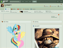 Tablet Screenshot of kurokaji11.deviantart.com
