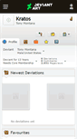 Mobile Screenshot of kratos.deviantart.com