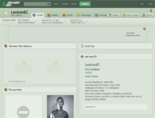 Tablet Screenshot of lexiconec.deviantart.com