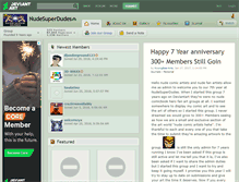Tablet Screenshot of nudesuperdudes.deviantart.com