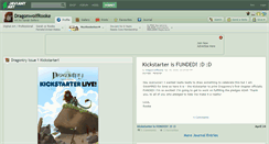 Desktop Screenshot of dragonwolfrooke.deviantart.com