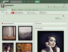 Tablet Screenshot of canismaioris.deviantart.com