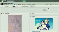 Desktop Screenshot of holland-x-talho-club.deviantart.com