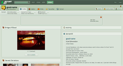 Desktop Screenshot of good-name.deviantart.com