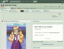 Tablet Screenshot of jason-alex-young.deviantart.com